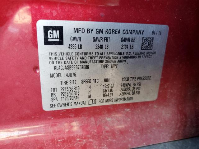 KL4CJASB9EB737086 | 2014 BUICK ENCORE