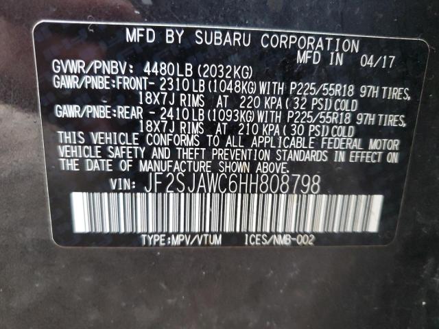 JF2SJAWC6HH808798 | 2017 SUBARU FORESTER 2