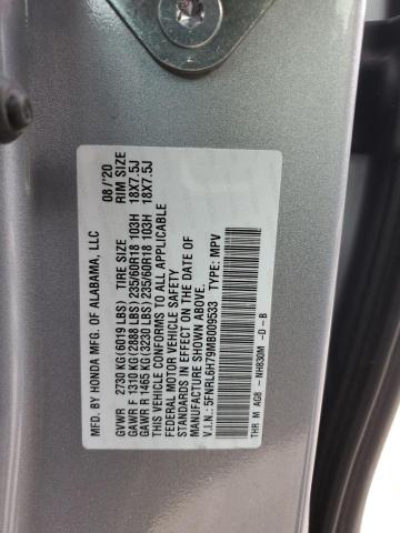 5FNRL6H79MB009533 | 2021 HONDA ODYSSEY EX