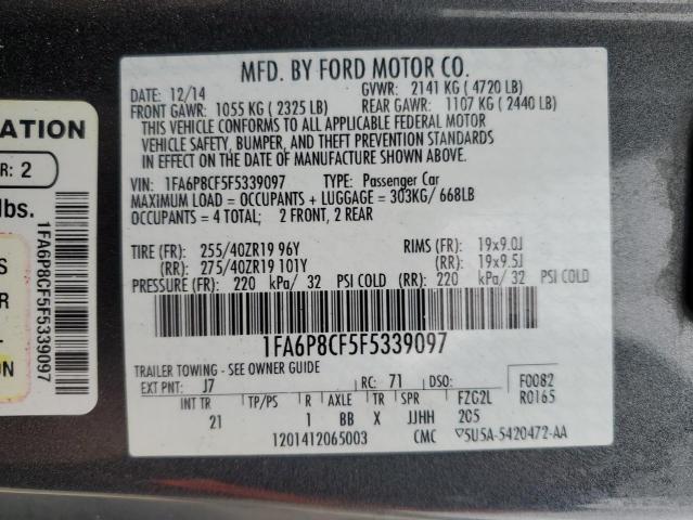 1FA6P8CF5F5339097 2015 FORD MUSTANG - Image 13