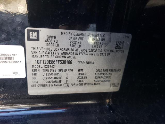 1GT120E86FF538186 | 2015 GMC SIERRA K25