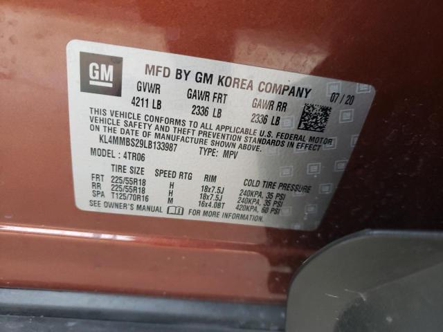 KL4MMBS29LB133987 | 2020 BUICK ENCORE GX