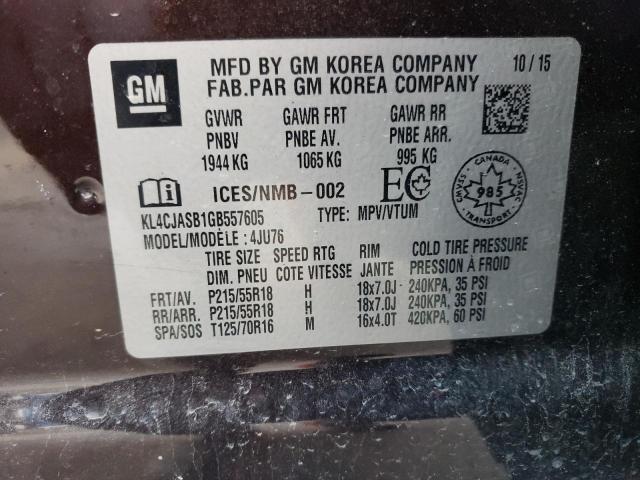 2016 BUICK ENCORE - KL4CJASB1GB557605