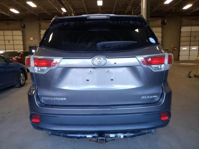 VIN 5TDJKRFH0FS086206 2015 Toyota Highlander, Xle no.6