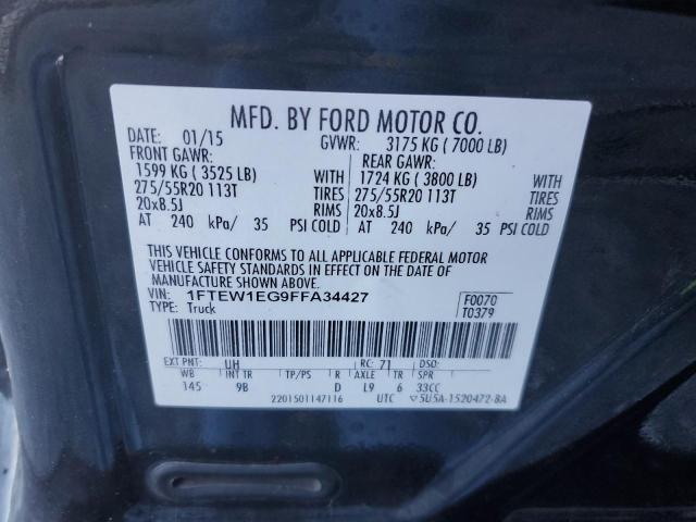 1FTEW1EG9FFA34427 | 2015 FORD F150 SUPER