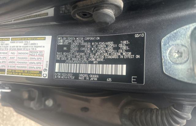 JTEBU5JRXD5135773 2013 Toyota 4Runner Sr5