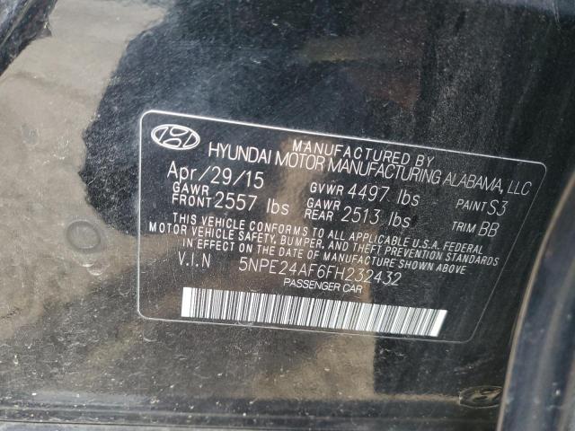 5NPE24AF6FH232432 | 2015 HYUNDAI SONATA SE