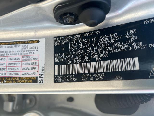 JTEBU14R068065299 | 2006 Toyota 4runner sr5