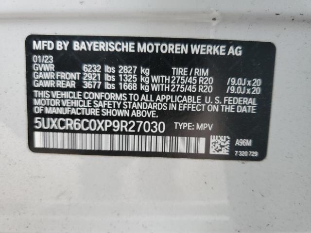 5UXCR6C0XP9R27030 2023 BMW X5, photo no. 13