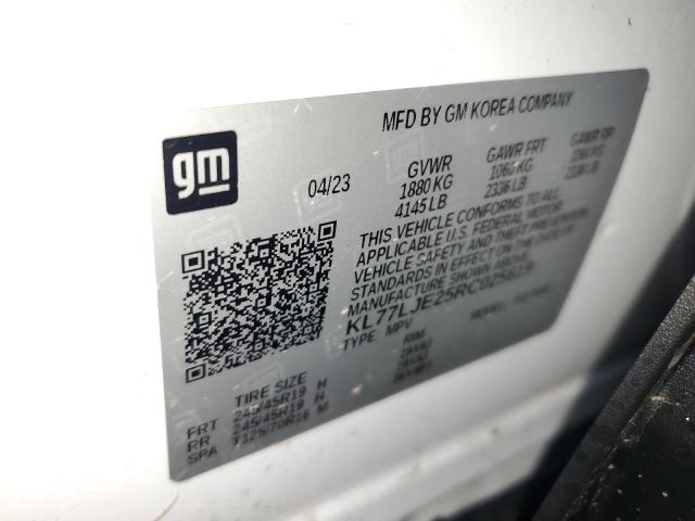 2024 CHEVROLET TRAX 2RS KL77LJE25RC025619