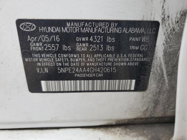 2016 HYUNDAI SONATA ECO - 5NPE24AA4GH420615