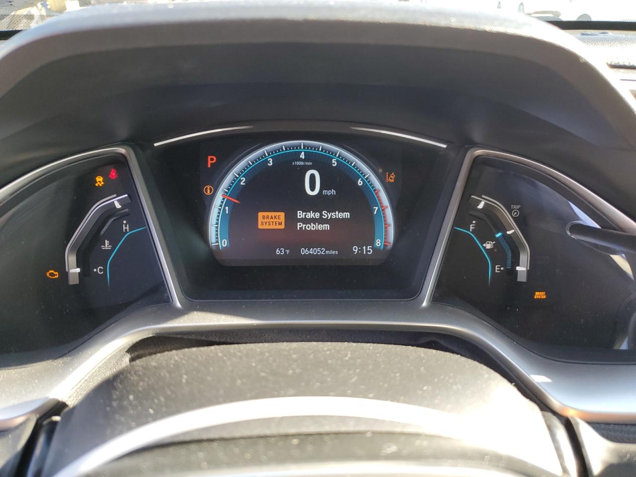 19XFC1F98GE203426 HONDA CIVIC 2016