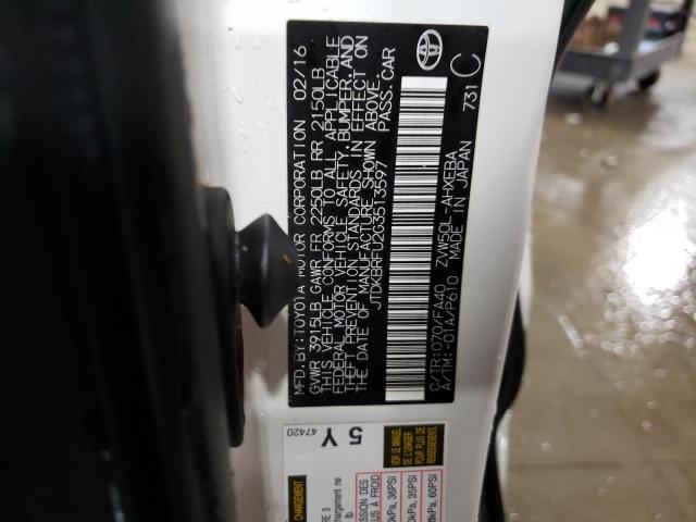 JTDKBRFU2G3513597 | 2016 TOYOTA PRIUS