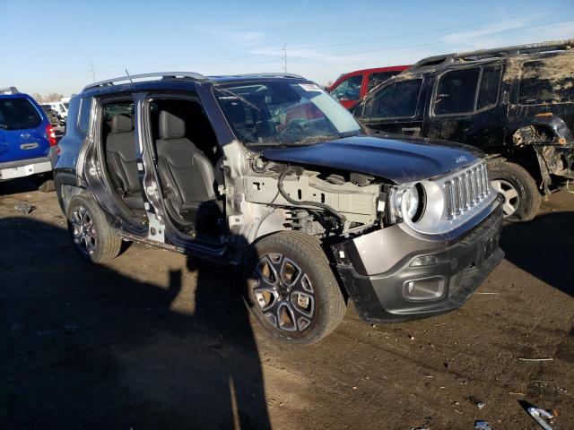 Vin: zaccjbdbxhpe71144, lot: 77218823, jeep renegade limited 20174