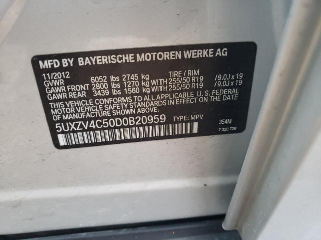 VIN 5UXZV4C50D0B20959 2013 BMW X5, Xdrive35I no.12