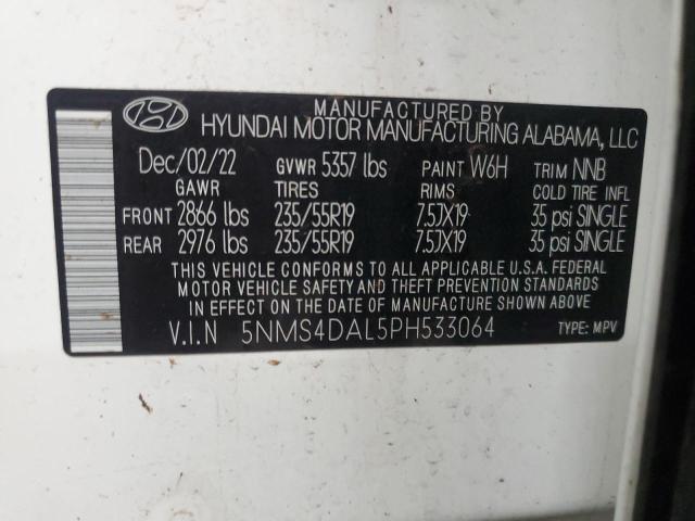 2023 HYUNDAI SANTA FE L 5NMS4DAL5PH533064