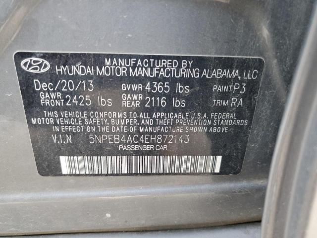 5NPEB4AC4EH872143 | 2014 HYUNDAI SONATA GLS