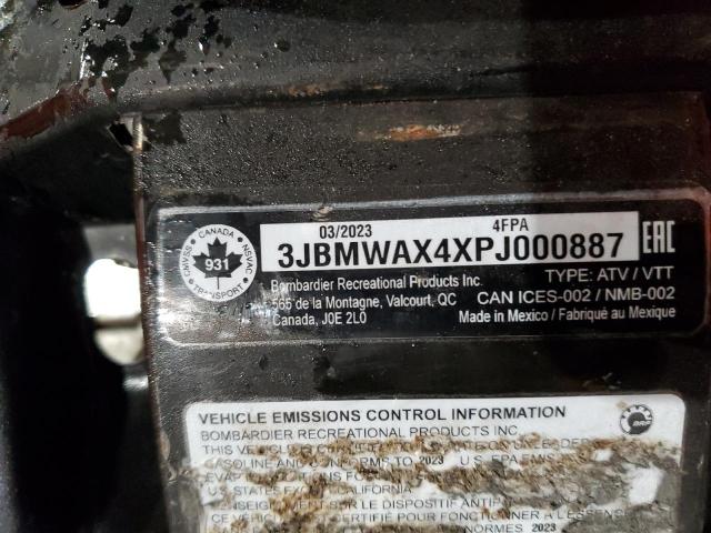 2023 CAN-AM RENEGADE X - 3JBMWAX4XPJ000887