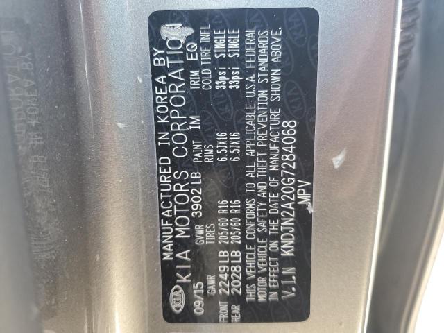 2016 Kia Soul VIN: KNDJN2A20G7284068 Lot: 81039893