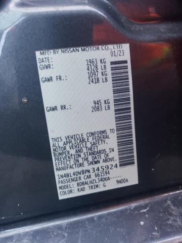 1N4BL4DV8PN345924 | 2023 NISSAN ALTIMA SV