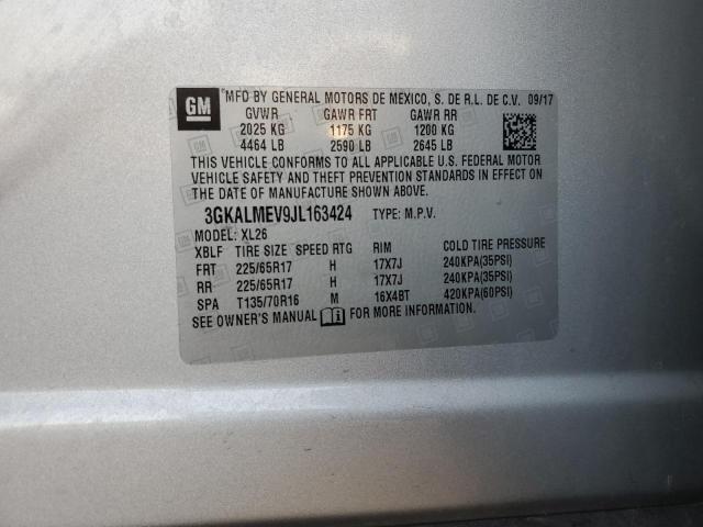 2018 GMC TERRAIN SL - 3GKALMEV9JL163424