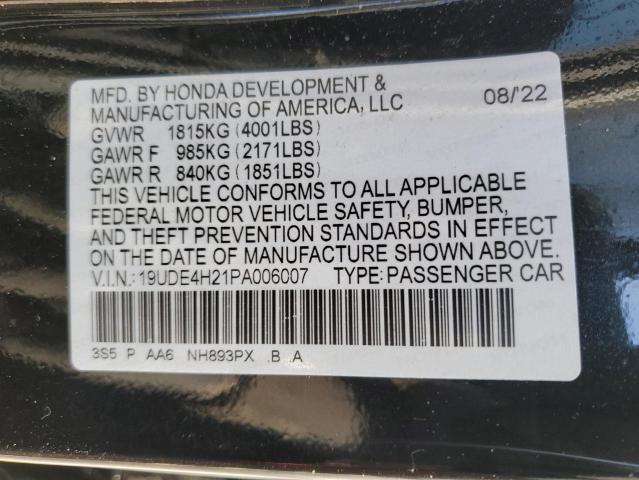 2023 ACURA INTEGRA 19UDE4H21PA006007