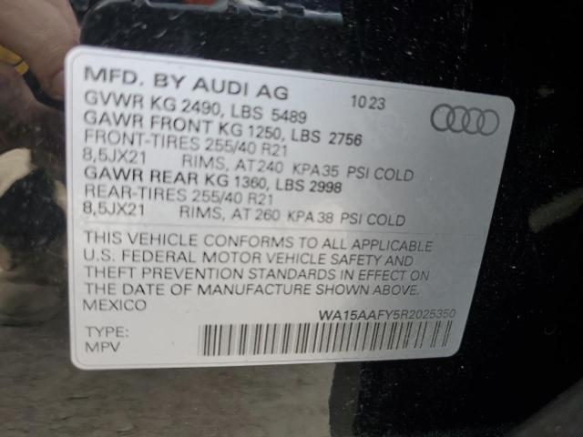 2024 AUDI Q5 SPORTBA - WA15AAFY5R2025350