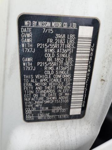 2015 NISSAN JUKE S - JN8AF5MR2FT513108