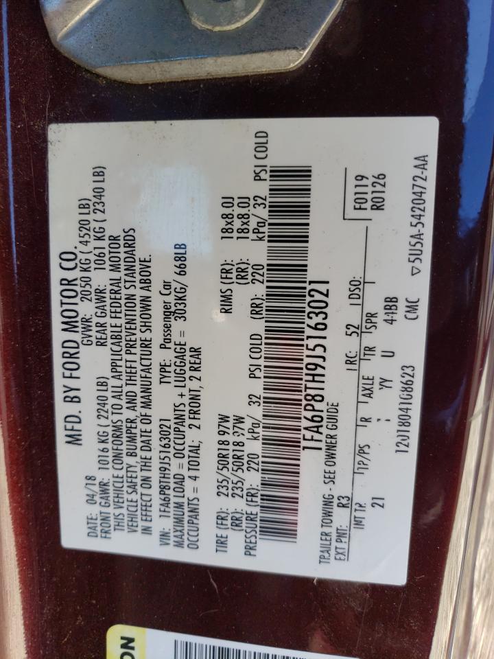 1FA6P8TH9J5163021 FORD ALL Models 2018