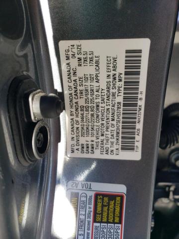 2HKRM3H75EH537858 | 2014 HONDA CR-V EXL