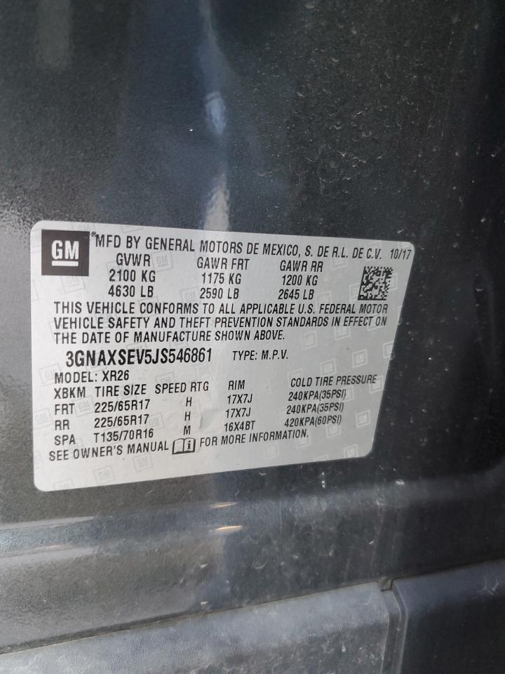 3GNAXSEV5JS546861 CHEVROLET EQUINOX 2018