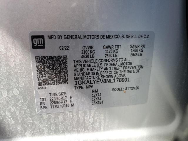 2022 GMC TERRAIN AT 3GKALYEV8NL178901