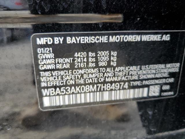 VIN WBA53AK08M7H84974 2021 BMW 2 Series, 228I no.12