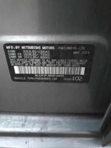 ML32F3FJ8KHF14858 | 2019 MITSUBISHI MIRAGE G4