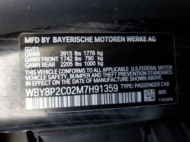 WBY8P2C02M7H91359 | 2021 BMW i3 bev