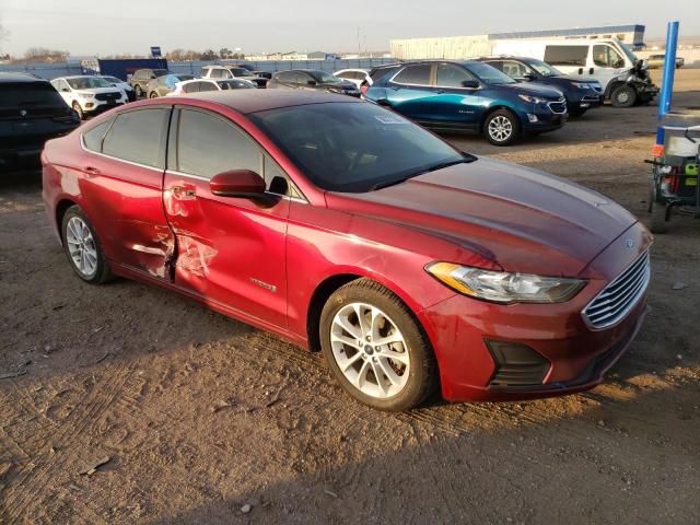 3FA6P0LU6KR187872 | 2019 FORD FUSION SE