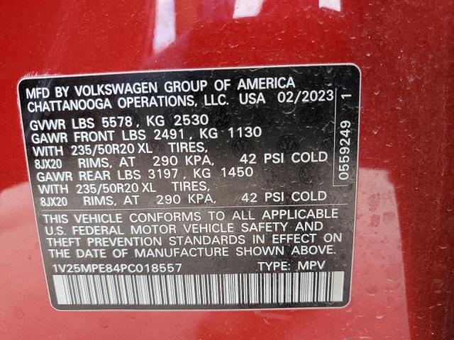 1V25MPE84PC018557 | 2023 VOLKSWAGEN ID.4 S