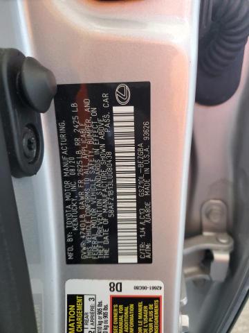 2020 LEXUS ES 350 ULT 58AFZ1B13LU080438