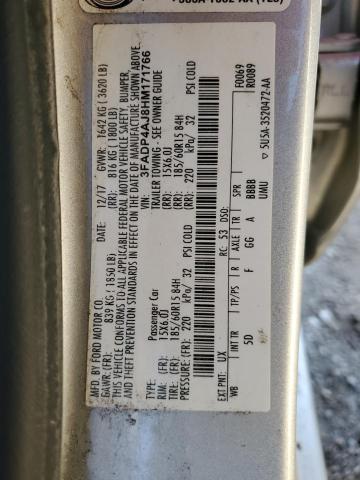Lot #2389742784 2017 FORD FIESTA S salvage car