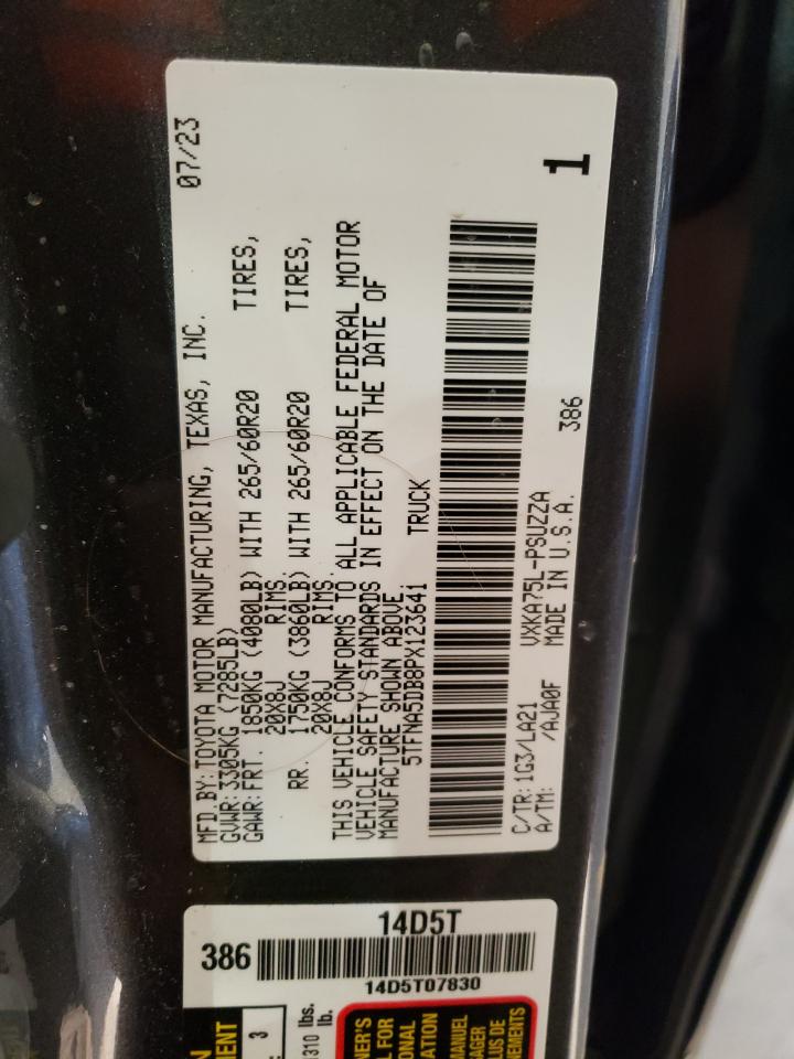 TOYOTA TUNDRA CREWMAX PLATINUM