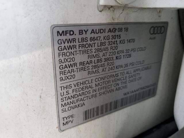 VIN WA1AAAF75KD002523 2019 Audi Q7, Premium no.13