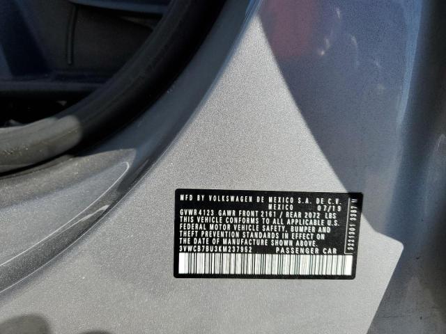 2019 VOLKSWAGEN JETTA S - 3VWCB7BU3KM237952