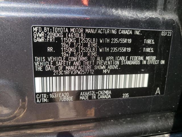 2T3C1RFV3PW257712 | 2023 TOYOTA RAV4 XLE P