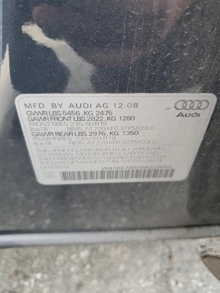 WA1KK78R39A020050 2009 Audi Q5 3.2