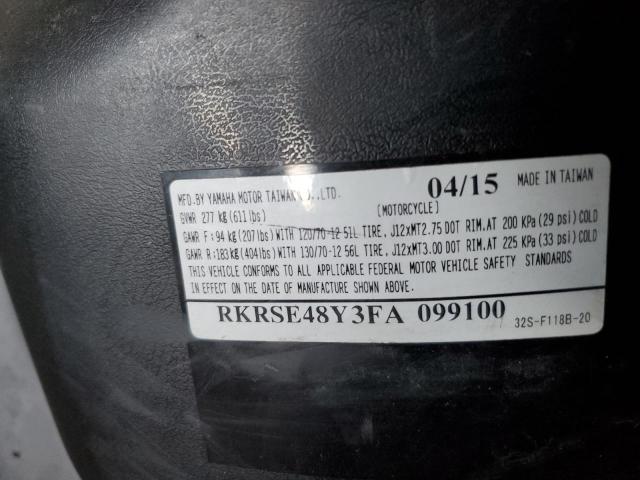 2015 YAMAHA YW125 RKRSE48Y3FA099100