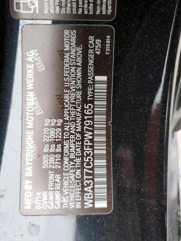 2015 BMW 435 XI WBA3T7C53FPW79165