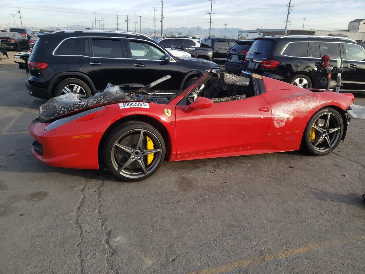 2015 Ferrari 458 Spider vin: ZFF68NHA6F0204017