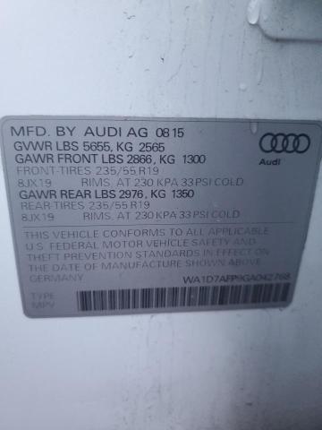 WA1D7AFP9GA042768 2016 AUDI Q5, photo no. 13