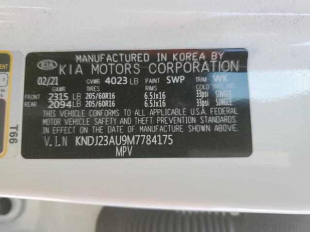 KNDJ23AU9M7784175 | 2021 KIA SOUL LX