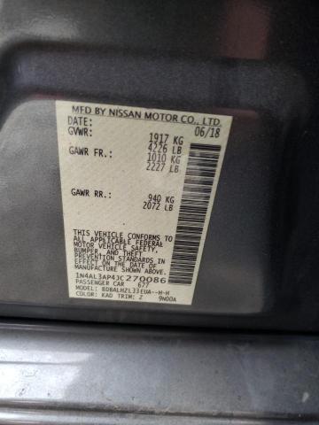 1N4AL3AP4JC270086 | 2018 NISSAN ALTIMA 2.5